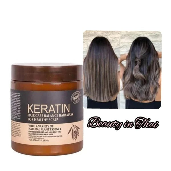 Buy 1 Get 1 free Brazil Nut Keratin Hair Mask 1000ML,Pack Of 2 Items ,(Original)